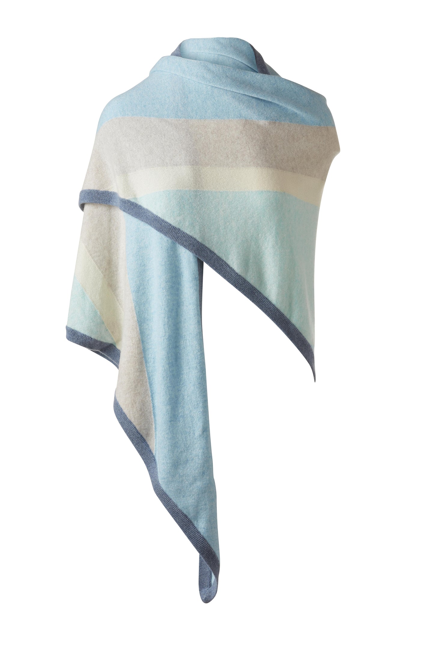 STRIPE TRIANGLE WRAP