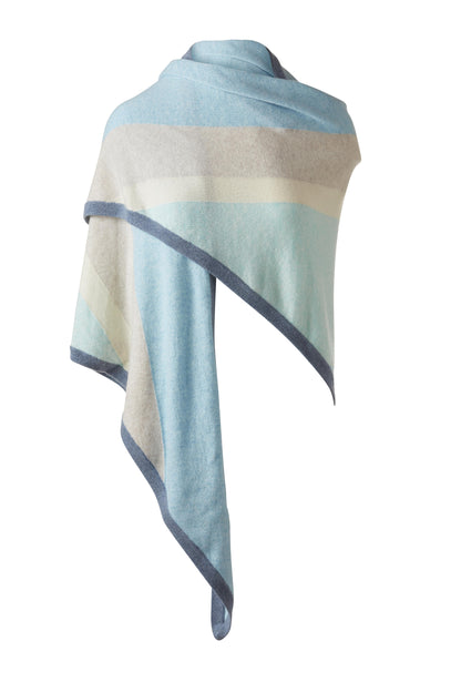 STRIPE TRIANGLE WRAP