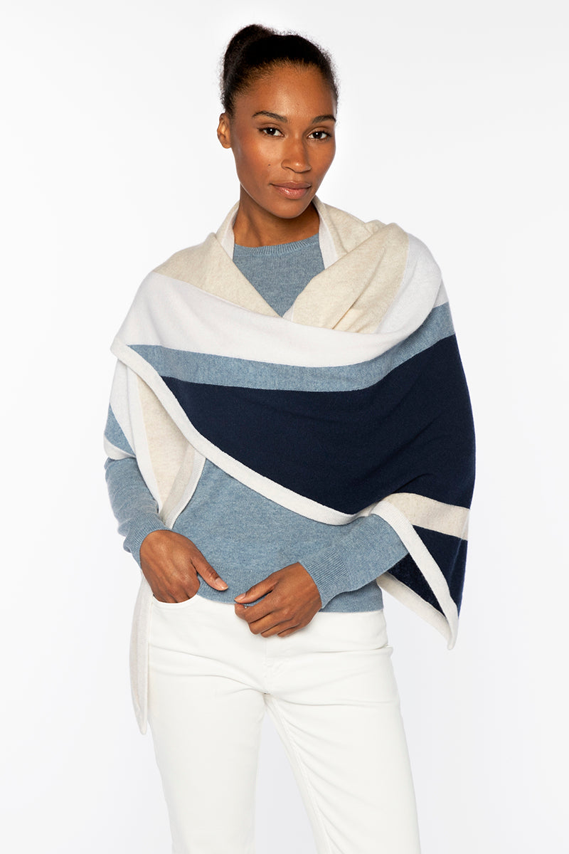 Stripe Triangle Wrap