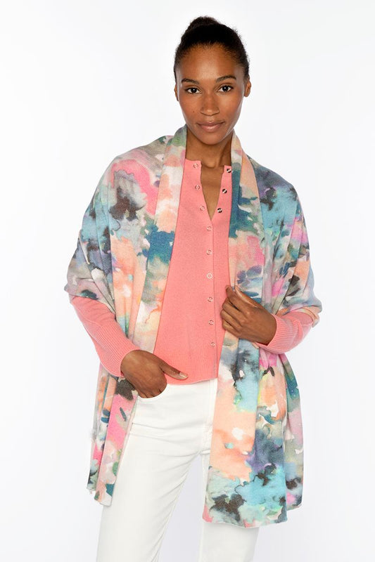 MALDIVES FLORAL PRINT WRAP