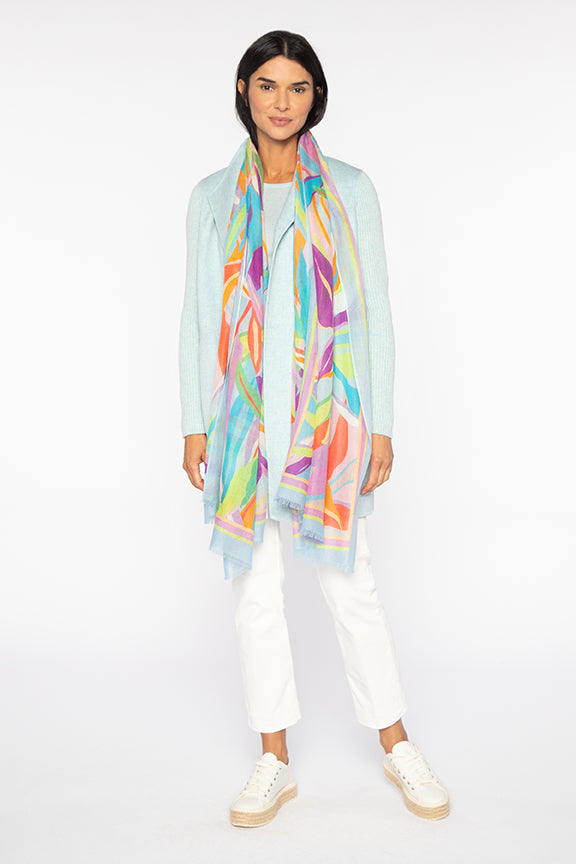 Palm Print Scarf