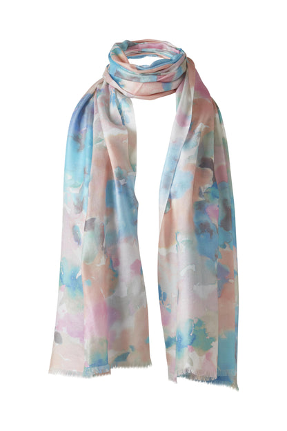 MALDIVES FLORAL PRINT SCARF