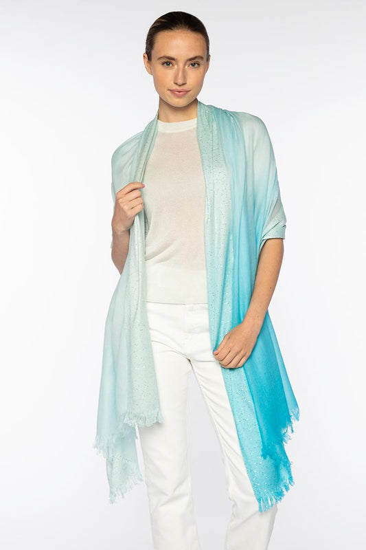 OMBRE SEQUIN SHAWL