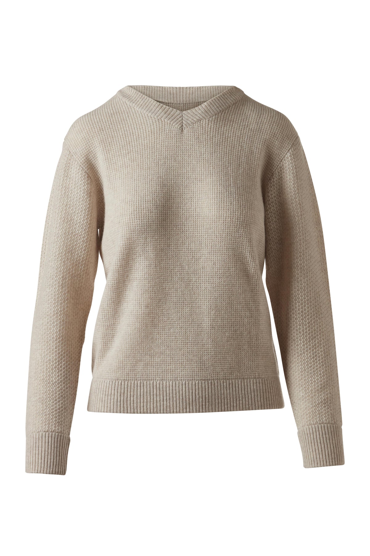 Mixed Textured Pullover Hoodie