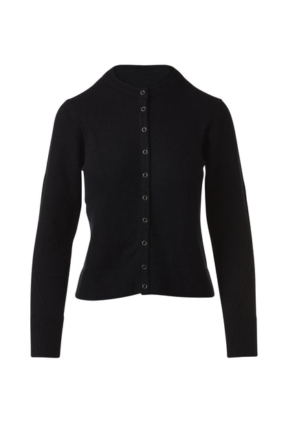 SNAP AND RIBBON CARDIGAN