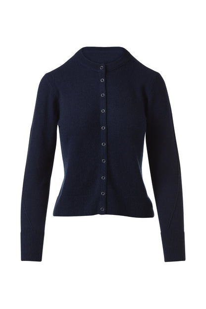 SNAP AND RIBBON CARDIGAN