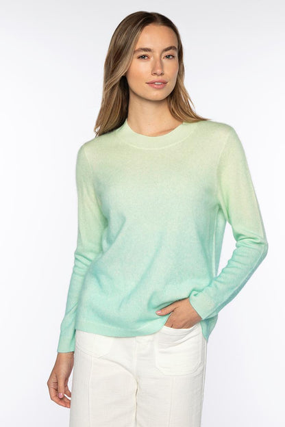 BRUSHED COLORBLOCK EASY CREW