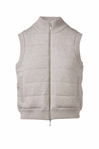 QUILTED ZIP VEST