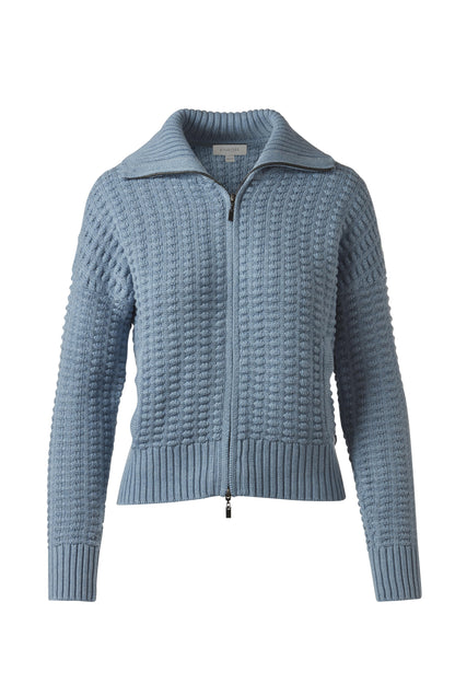 BOBBLE ZIP CARDIGAN
