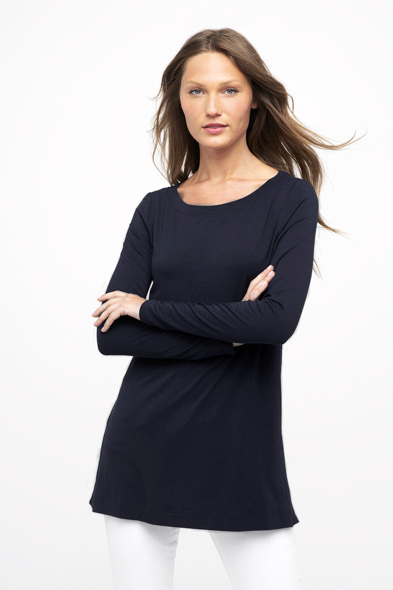 BAMBOO BOATNECK TUNIC