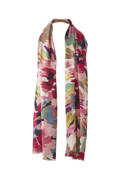 MIXED BOUQUET PRINT SCARF