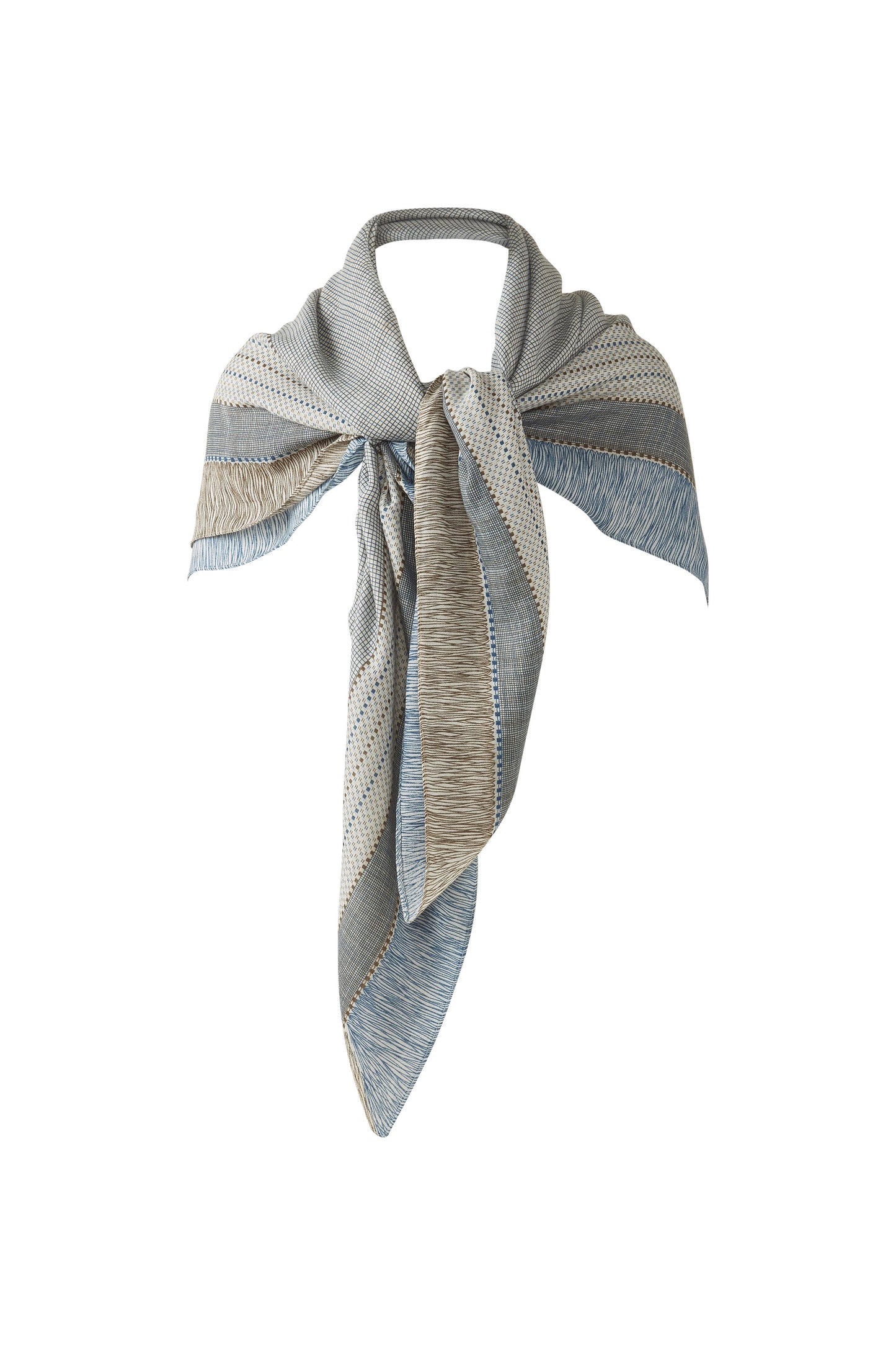 CHECKED OUT PRINT SCARF