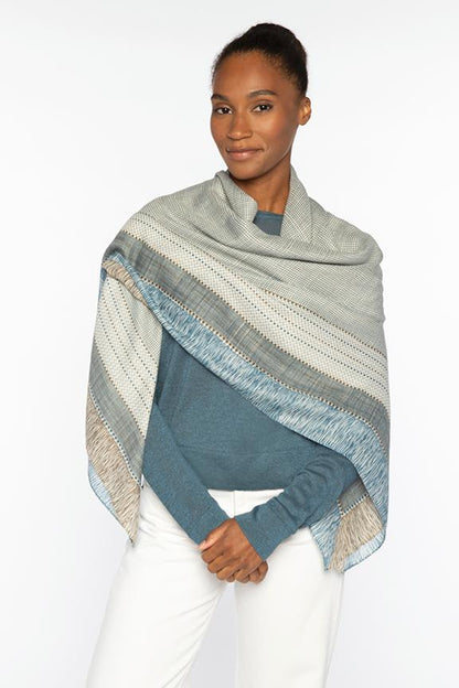 CHECKED OUT PRINT SCARF