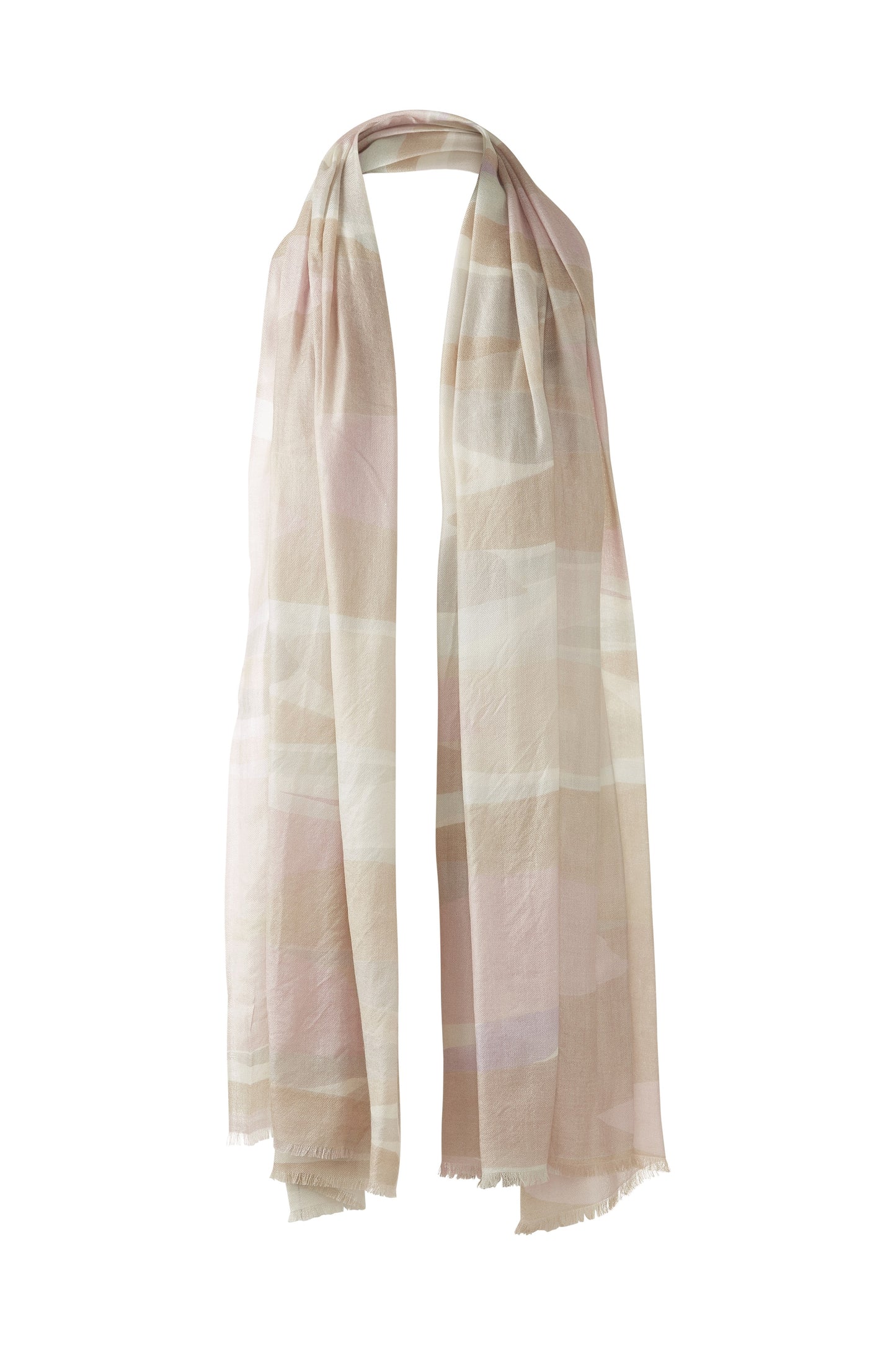 ABSTRACT LANDSCAPE PRINT SCARF