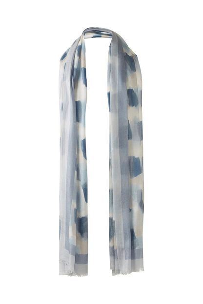 BRUSHSTROKE PRINT SCARF