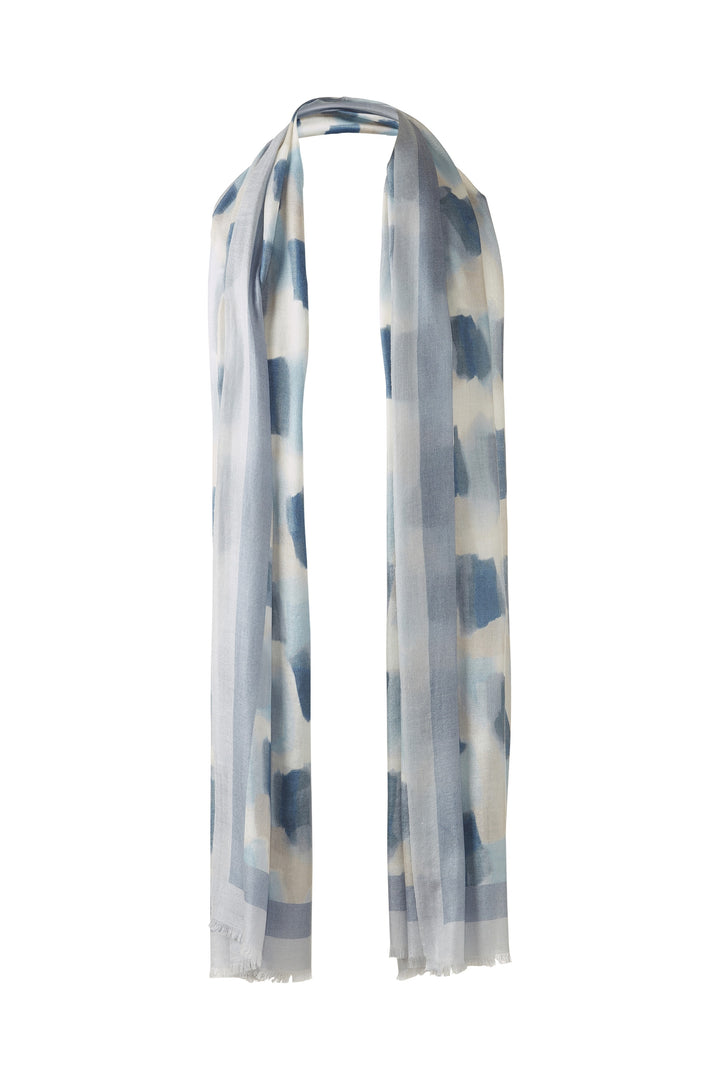 Brushtsroke Print Scarf