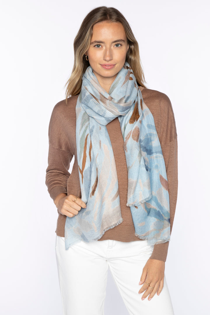 Soft Floral Print Scarf