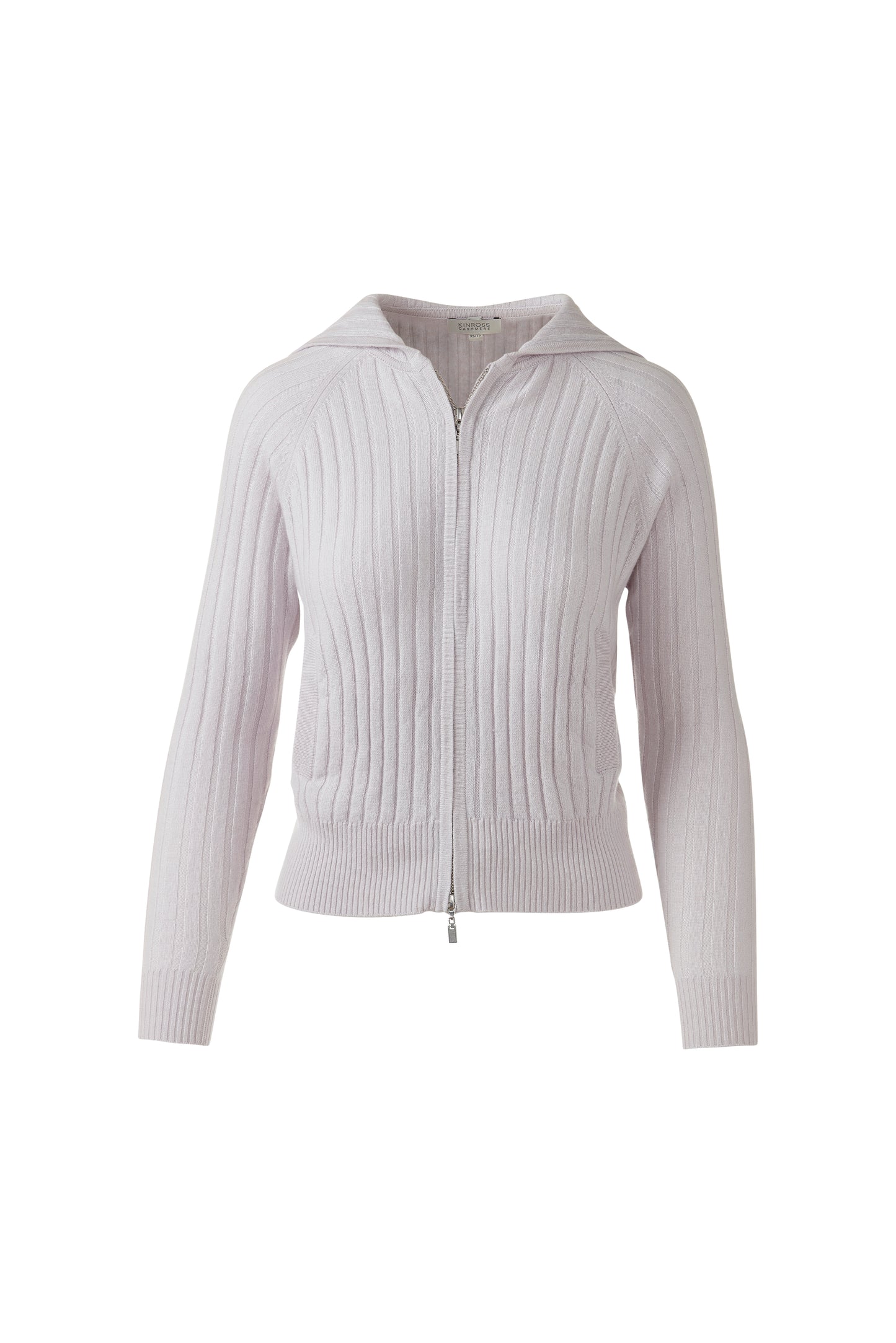 RAGLAN RIB ZIP HOODIE