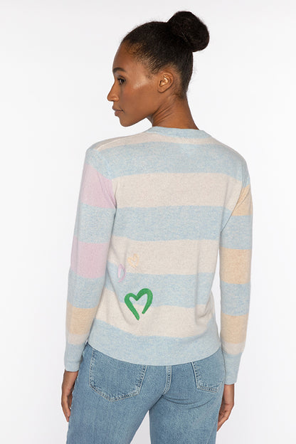 COLORBLOCK STRIPE CREW