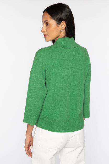 3/4 SLEEVE SPLIT NECK POLO