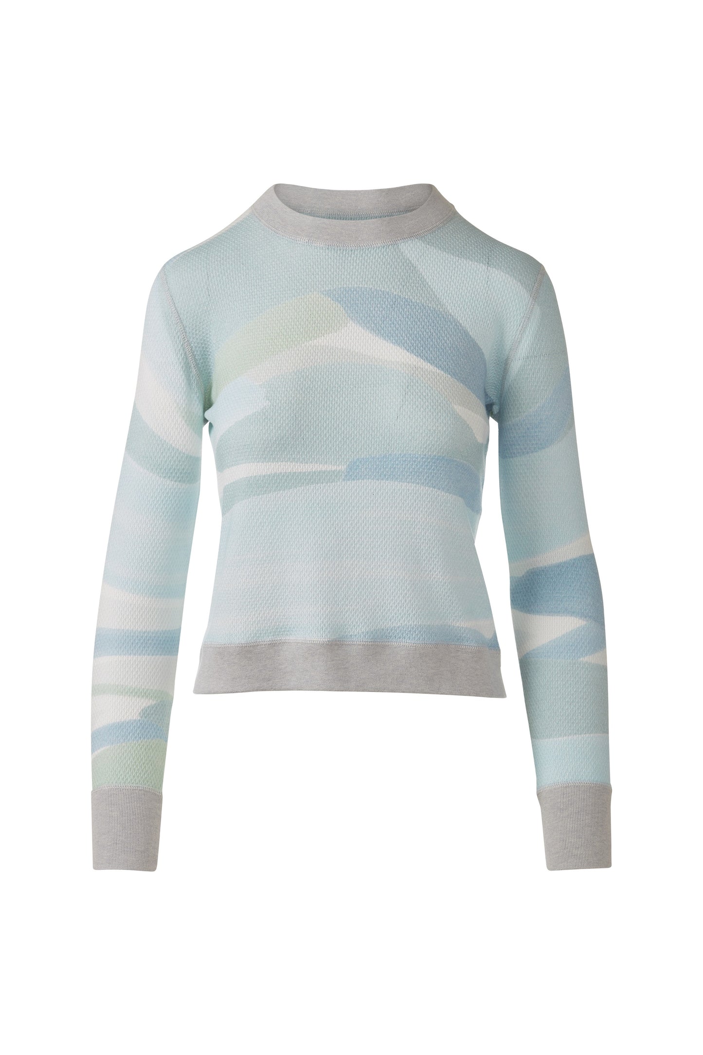 LANDSCAPE PRINT PULLOVER in MULTI