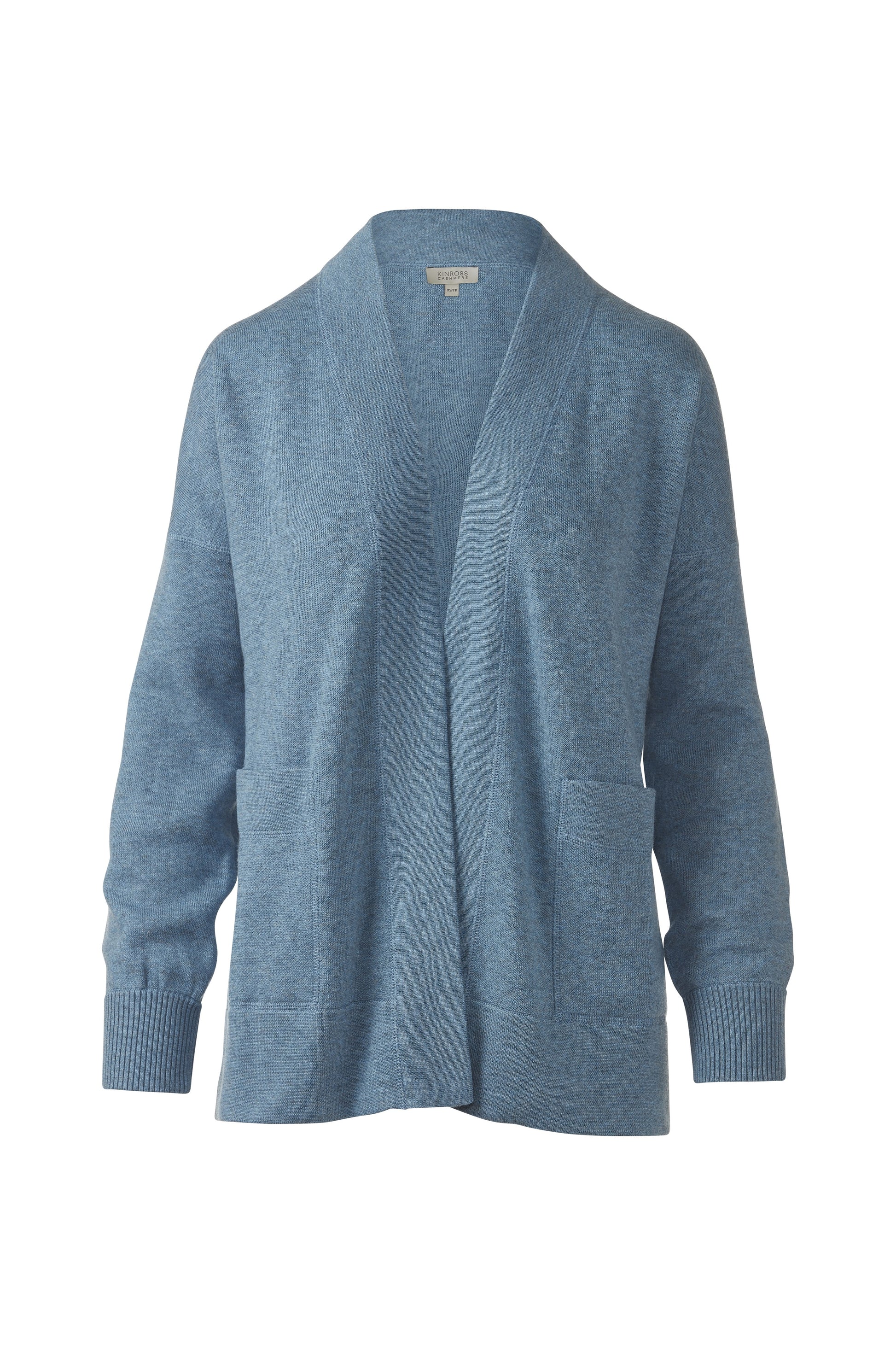 EASY TRAVEL CARDIGAN in DENIM