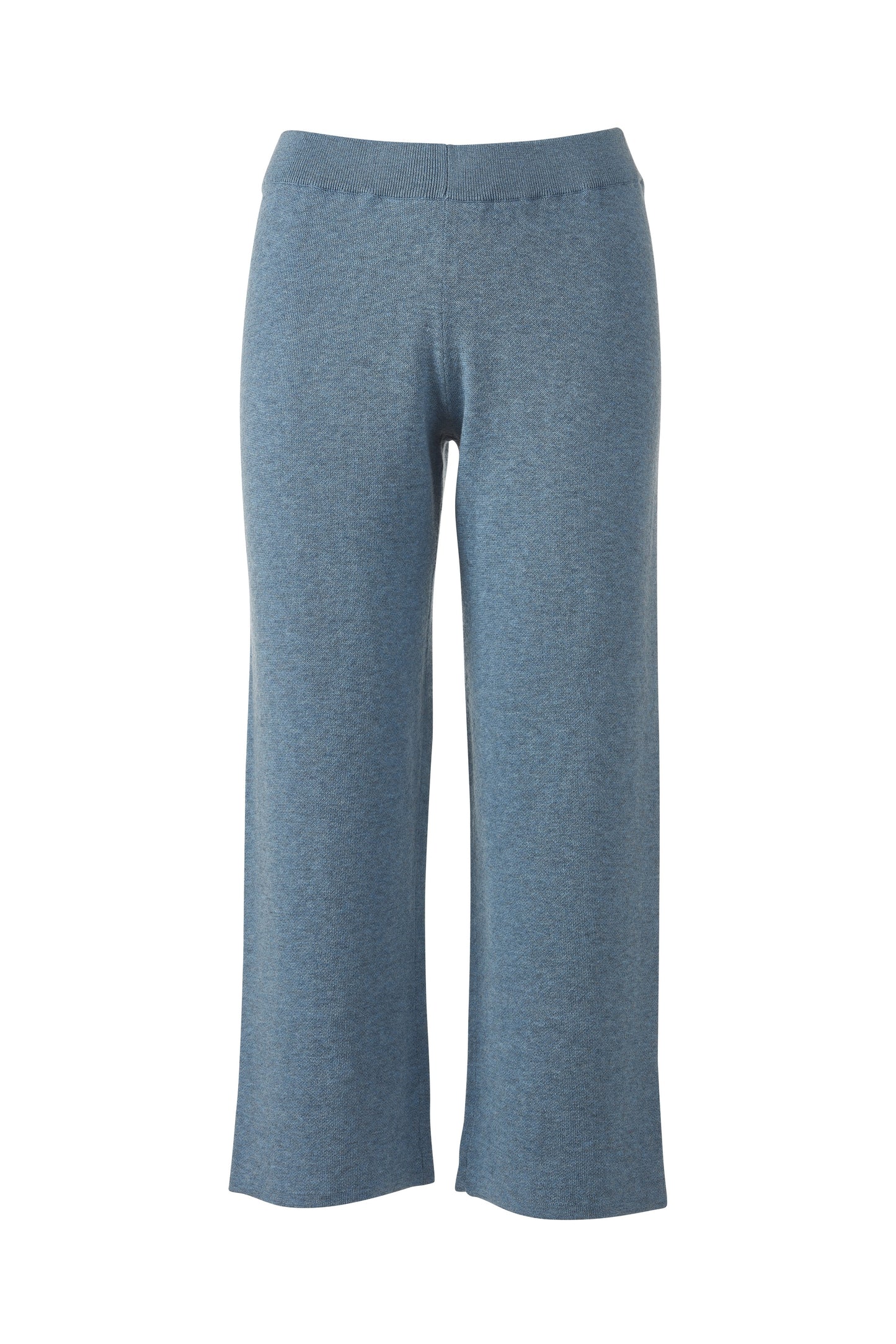 DOUBLEKNIT CROP PANT in DENIM