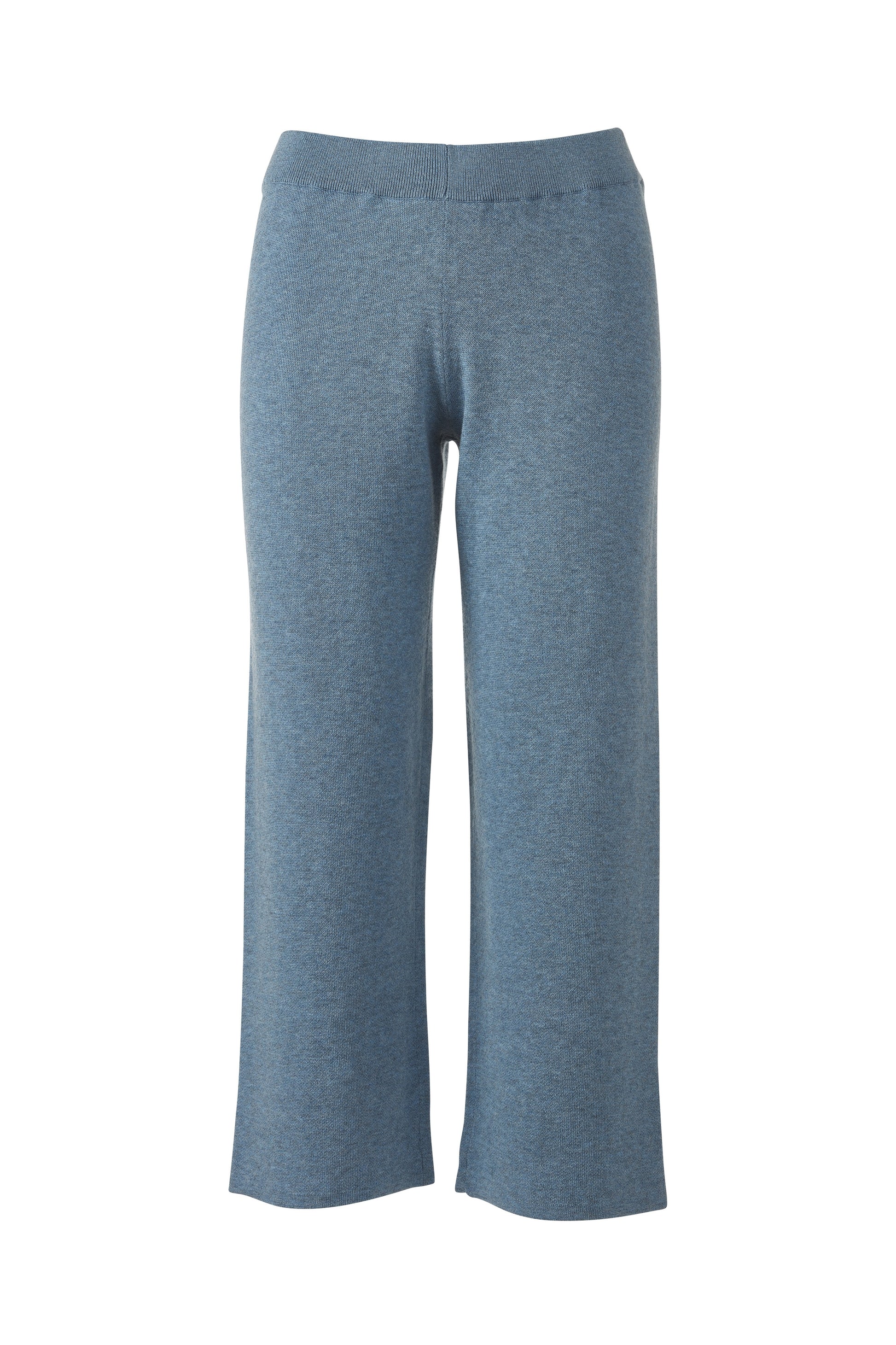 DOUBLEKNIT CROP PANT in DENIM