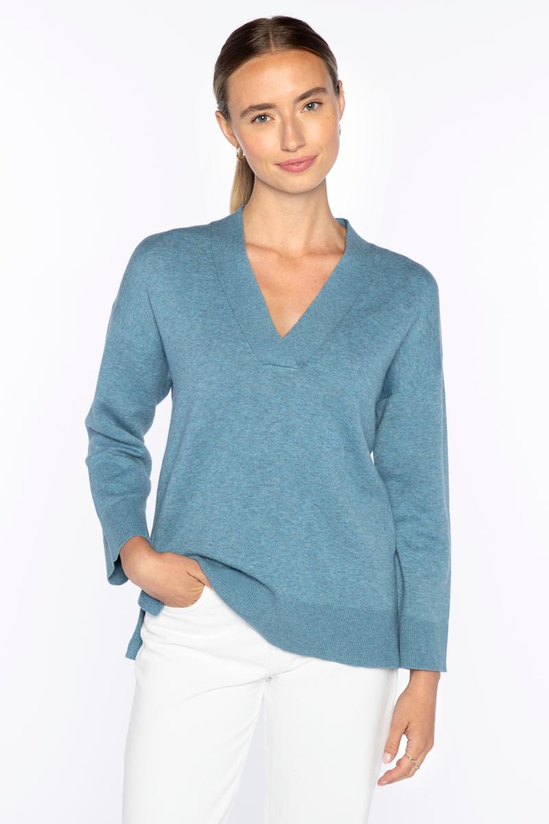 TRAVEL VEE | Cotton Cashmere | Kinross Cashmere