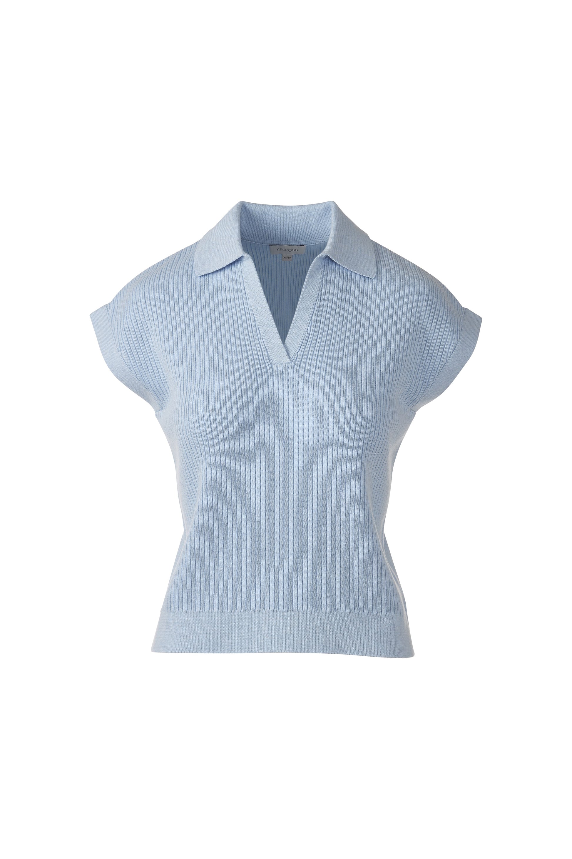 RIB SPLITNECK POLO in SKYWAY