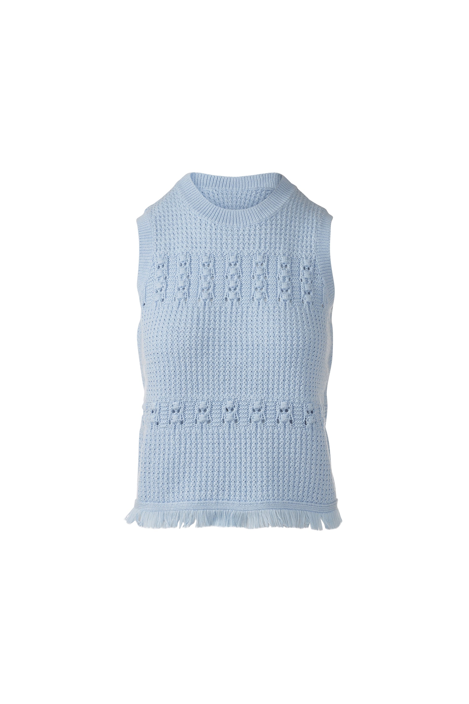TEXTURED FRINGE S/L CREW in SKYWAY