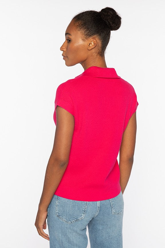 RIB SPLITNECK POLO - detail view