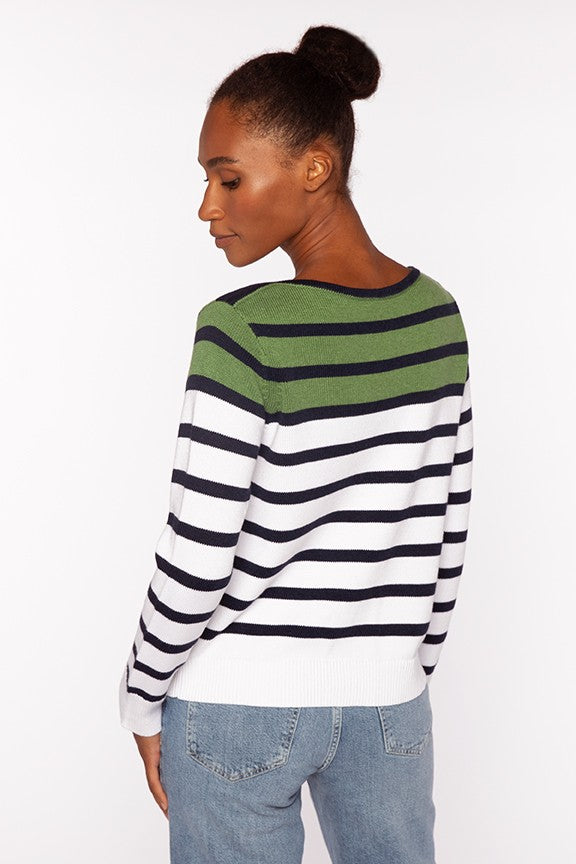 STRIPED BOATNECK - detail view