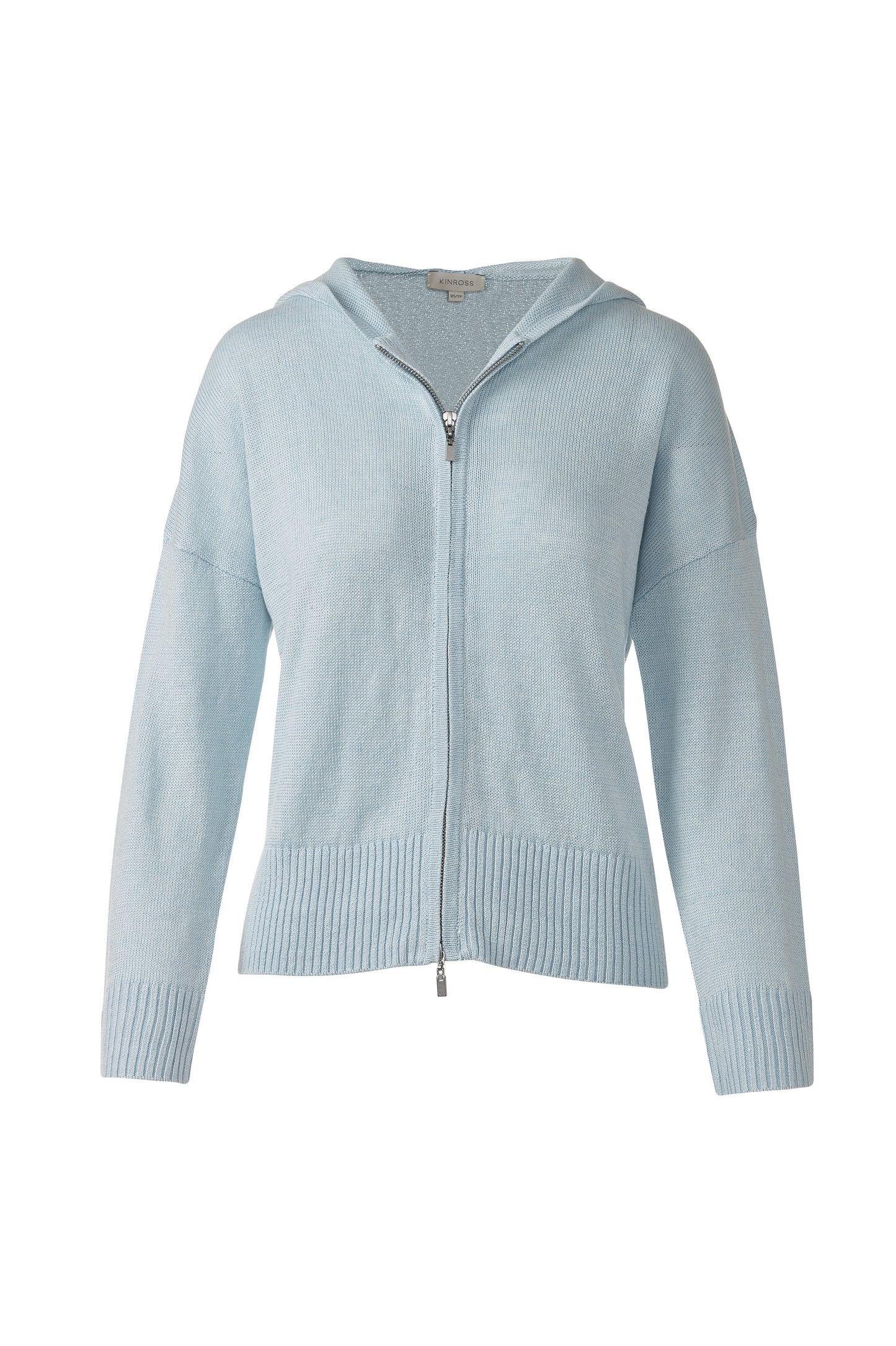 EASY ZIP HOODIE in CRYSTAL