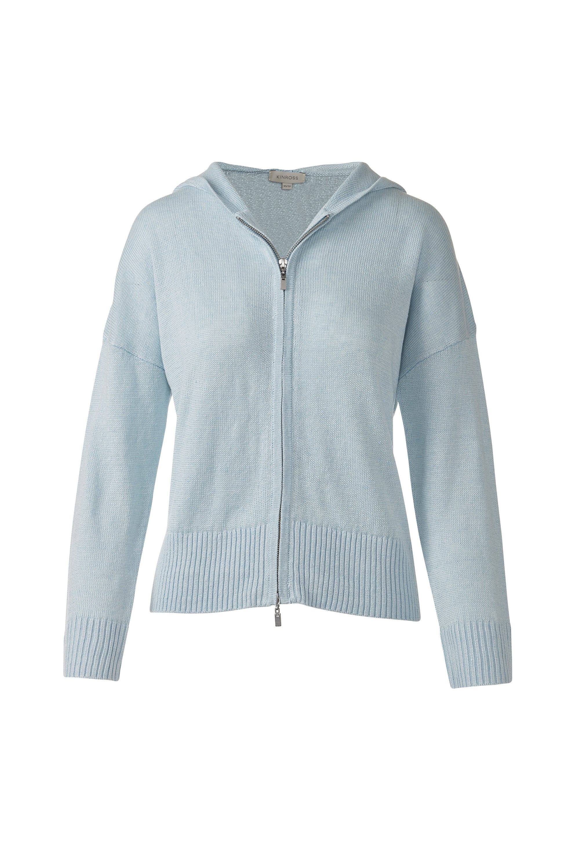 EASY ZIP HOODIE in CRYSTAL