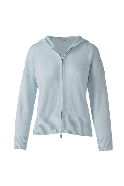 EASY ZIP HOODIE in CRYSTAL