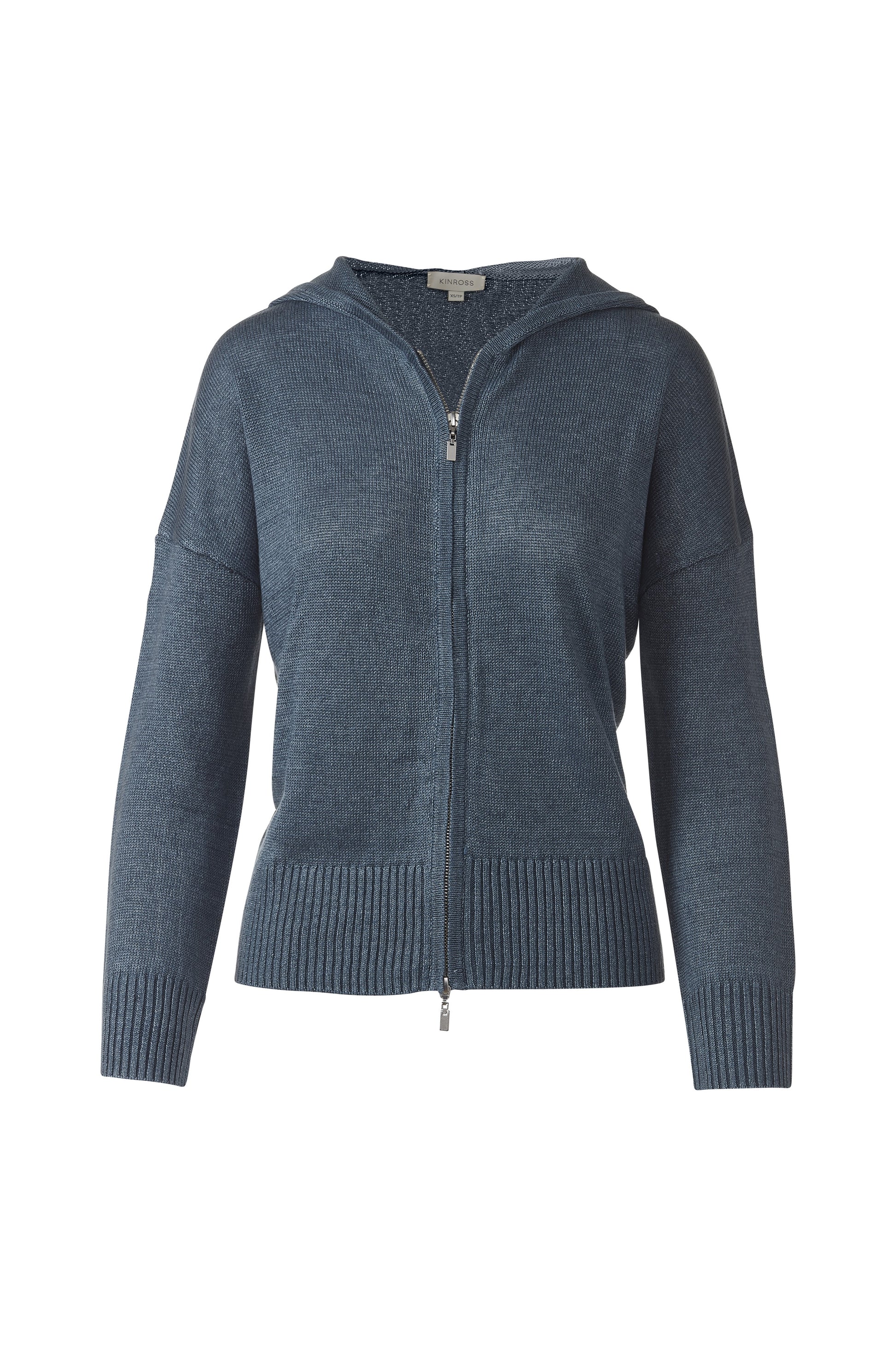 EASY ZIP HOODIE in INK