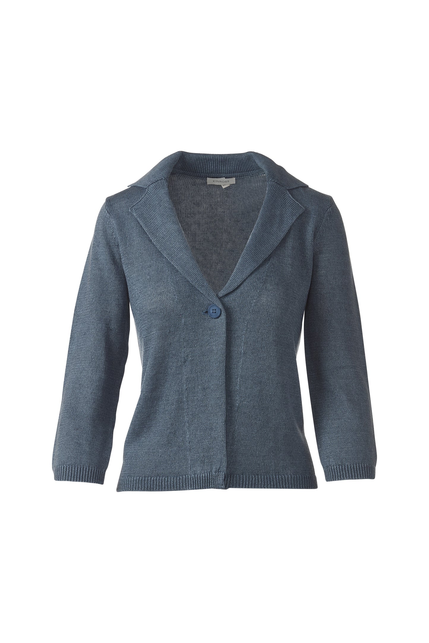 EASY NOTCH COLLAR CARDIGAN in INK