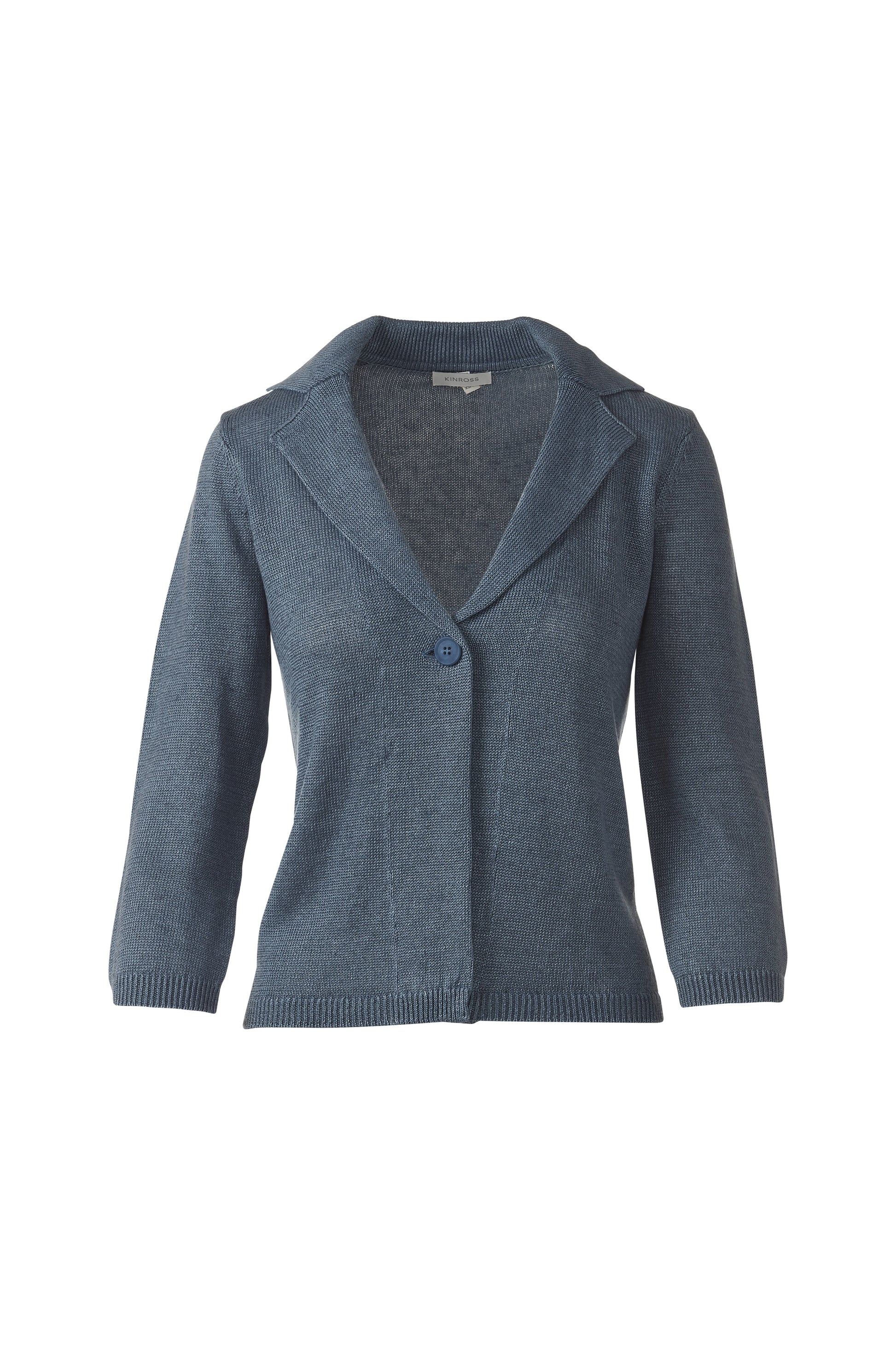 EASY NOTCH COLLAR CARDIGAN in INK
