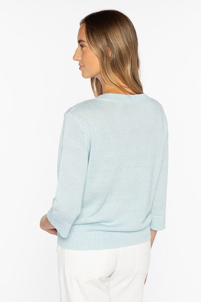 ELBOW SLEEVE PULLOVER - detail view