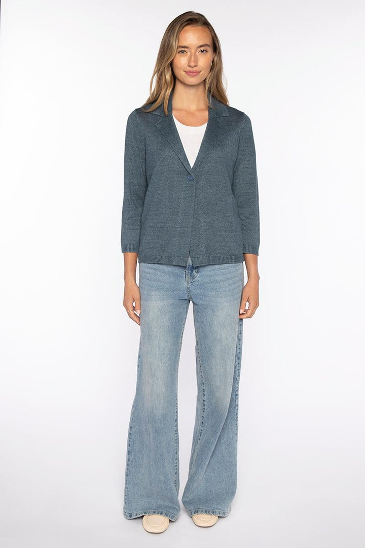 Easy Notch Collar Cardigan