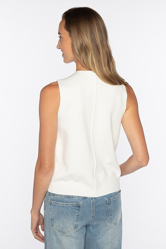 DOUBLE BREASTED VEST CARDIGAN - detail view