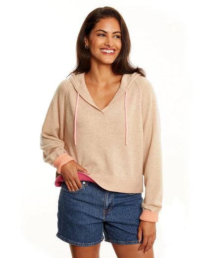 &ISLA Luxe Raglan V-Neck Hoodie