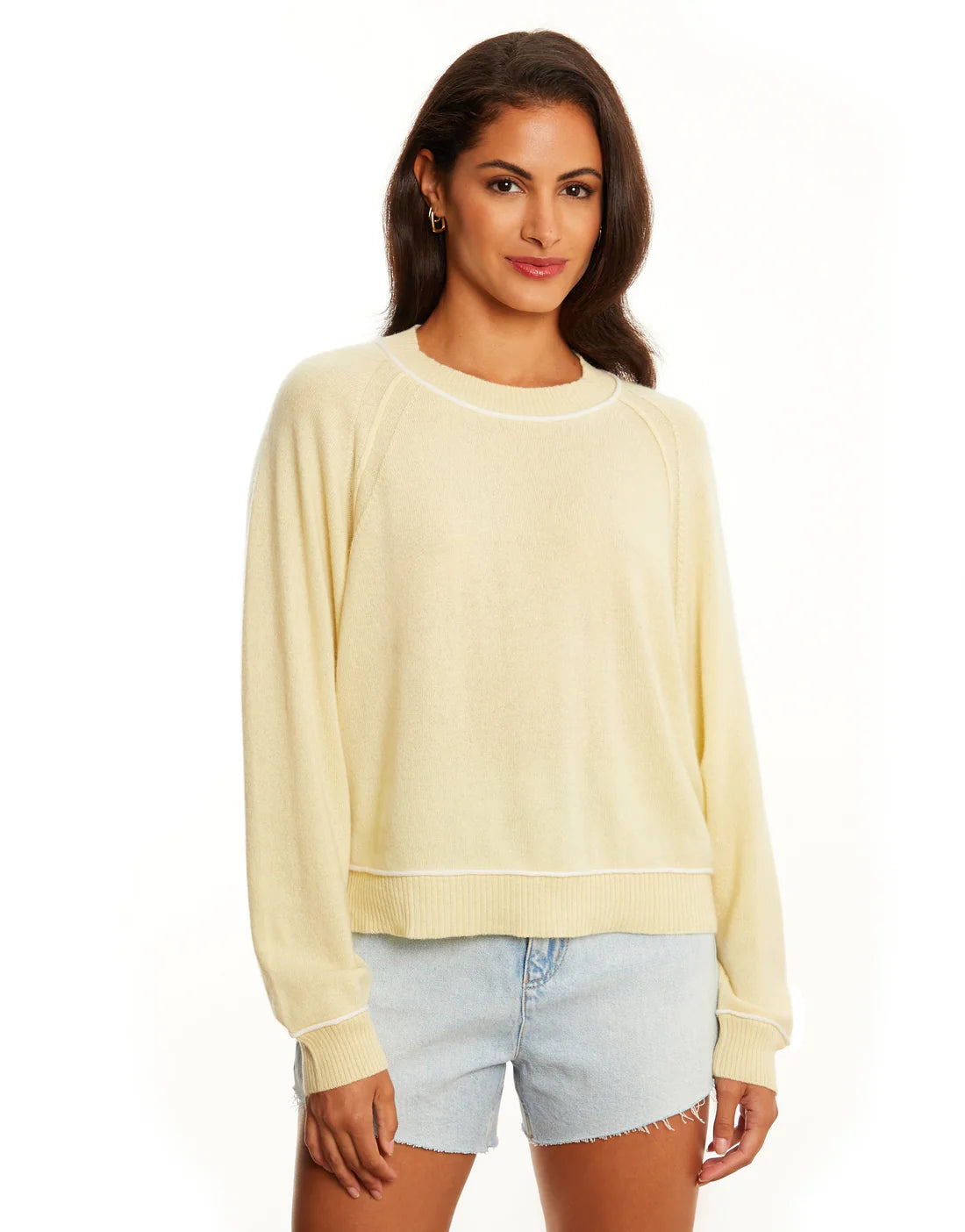 &ISLA Raglan Crewneck Pullover