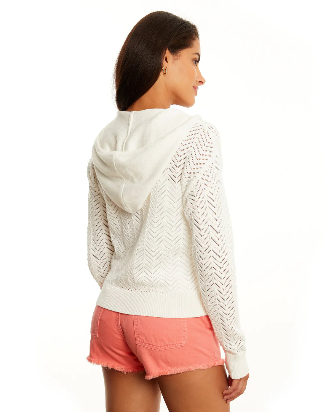 &ISLA Open Knit Zip Hoodie