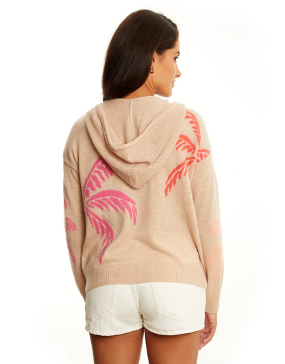 &ISLA Luxe Intarsia V-Neck Hoodie