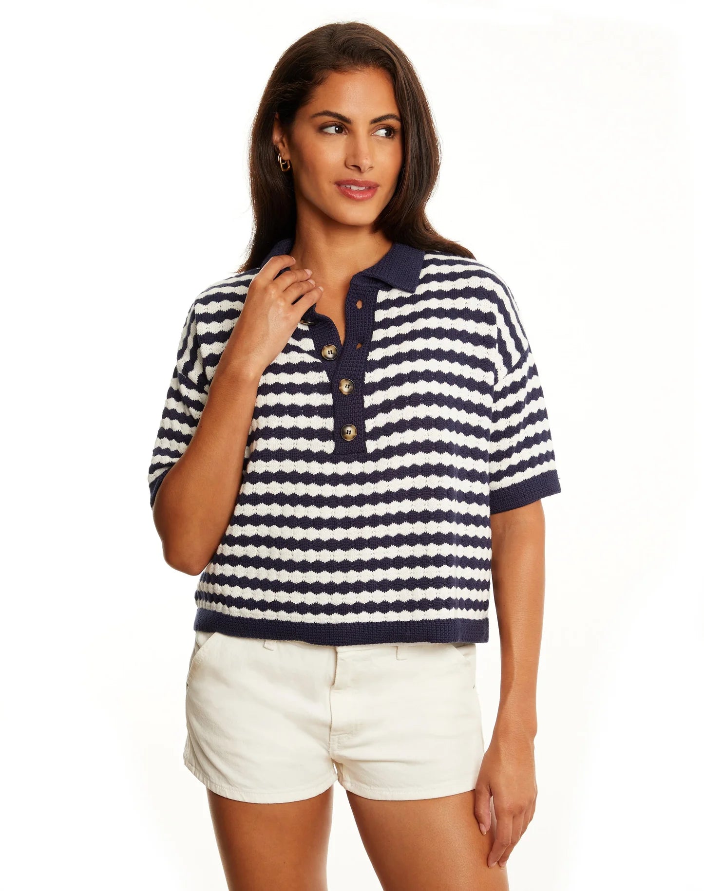 Easy Striped Polo