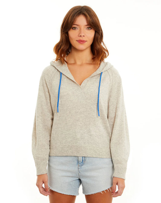 &ISLA Luxe Raglan V-Neck Hoodie