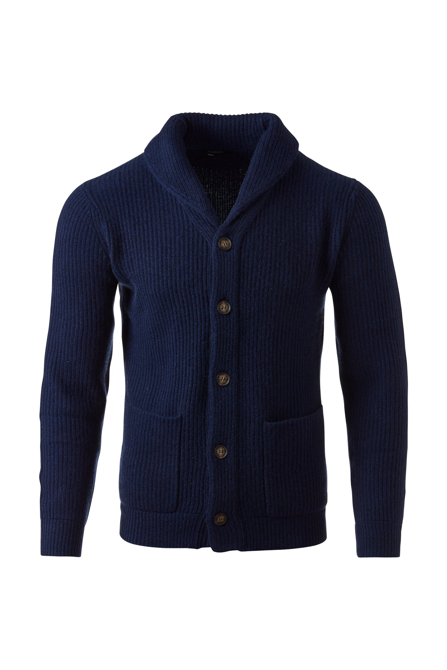 RIB SHAWL COLLAR CARDIGAN