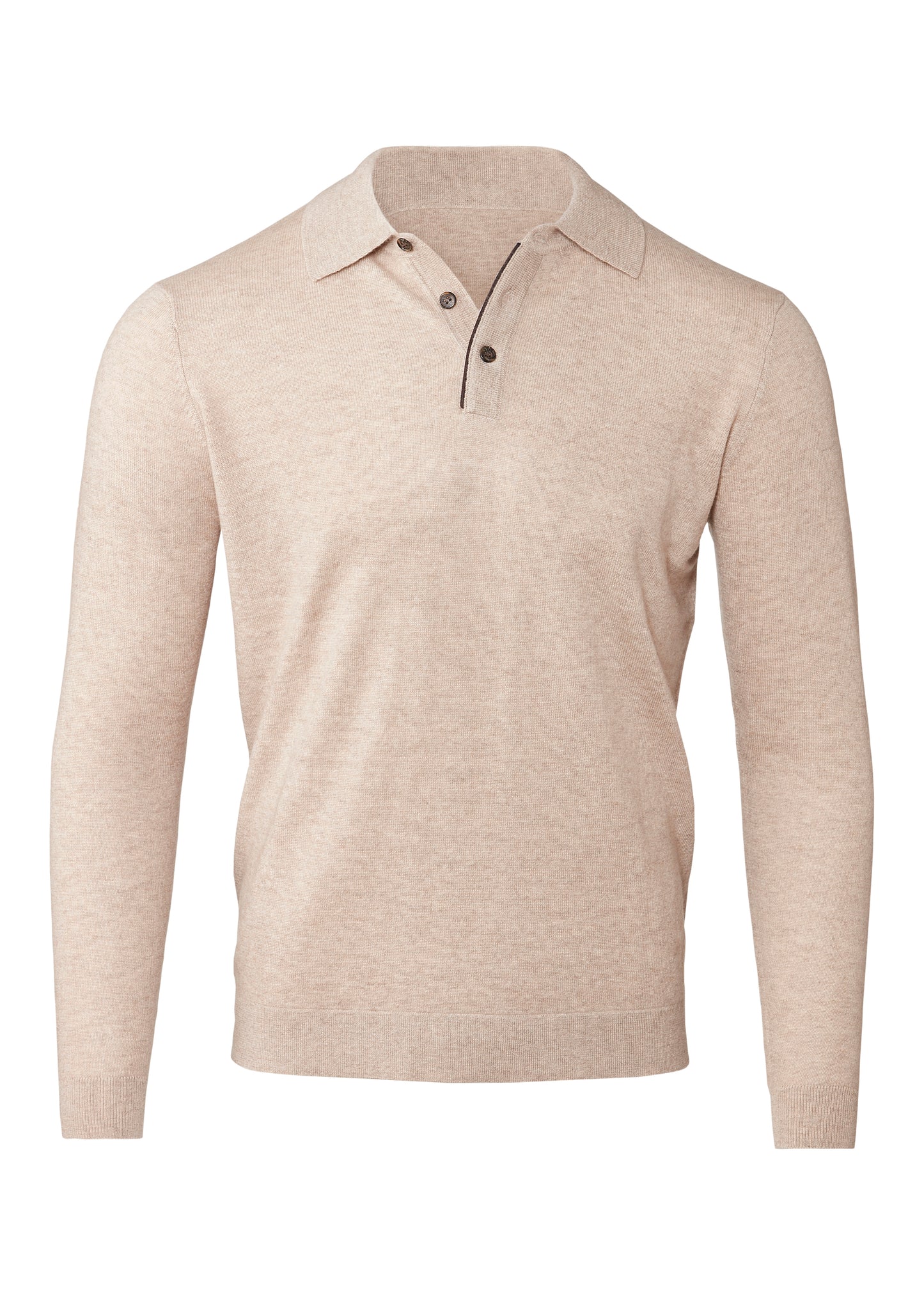 Suede Trim Polo